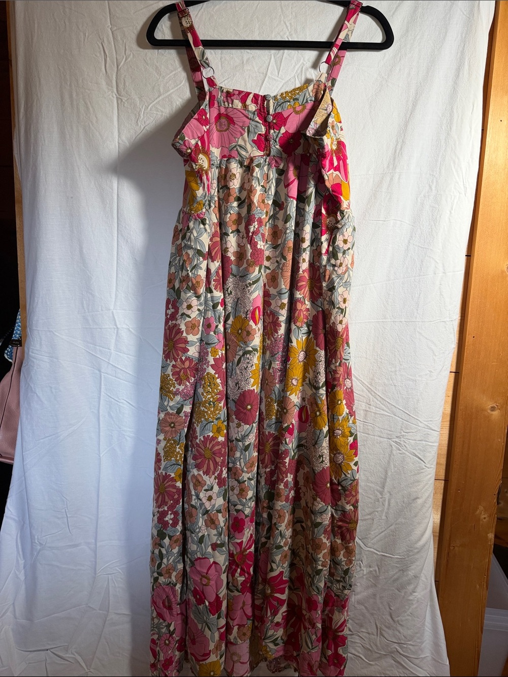 NATURAL LIFE Pink & Yellow Floral Maxi Dress - Picture 9 of 9